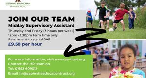 Vacancy for Midday Supervisory Assistant